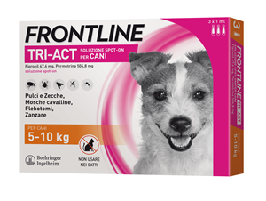 FRONTLINE TRI-ACT*3PIP 5-10KG - Farmacia Bartoli