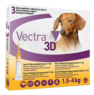 VECTRA 3D*3PIP 1,5-4KG GIALLO - Farmacia Bartoli