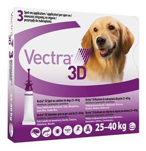 VECTRA 3D*3PIP 25-40KG VIOLA - Farmacia Bartoli