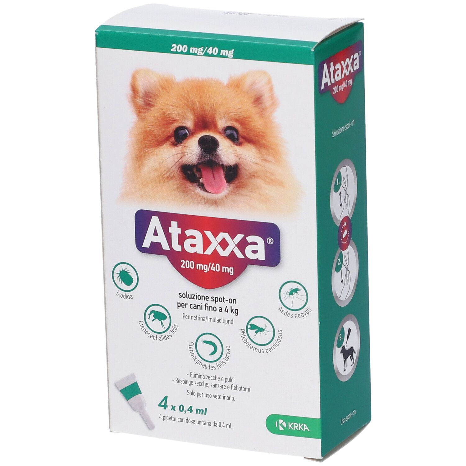 ATAXXA SPOTON*4PIP 0-4KG - Farmacia Bartoli