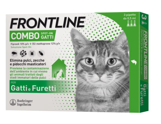 FRONTLINE COMBO*3PIP GATTI/FUR - Farmacia Bartoli