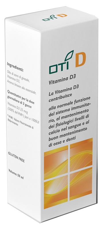 OTI D VITAMINA D3 GOCCE 50ML - Farmacia Bartoli
