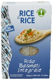 RICE&RICE RISO BASMATI INTEGRALE 500 G - Farmacia Bartoli