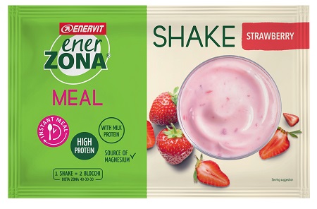 ENERZONA INSTANT MEAL FRAGOLA YOGHURT 1 BUSTA DA 50 GRAMMI - Farmacia Bartoli