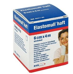BENDA ELASTICA AUTOADESIVA ELASTOMULL HAFT COMPRESSIONE FORTE 6X400 CM - Farmacia Bartoli