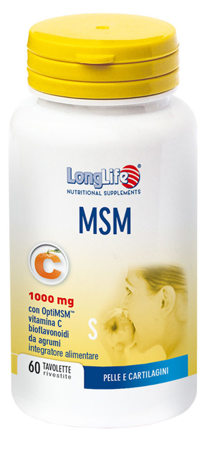 LONGLIFE MSM 1000 MG 60 TAVOLETTE - Farmacia Bartoli
