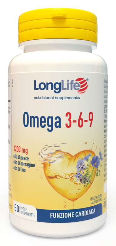 LONGLIFE OMEGA 3-6-9 50 PERLE FOTOPROTETTE - Farmacia Bartoli