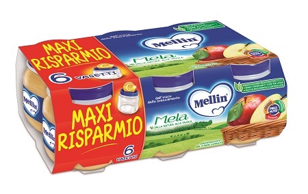 MELLIN OMOGENEIZZATO MELA 100 G 6 PEZZI - Farmacia Bartoli