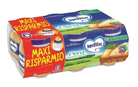 MELLIN OMOGENEIZZATO PERA 100 G 6 PEZZI - Farmacia Bartoli