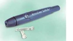 PENNA PUNGIDITO ACCU-CHEK SOFTCLIX + 25 LANCETTE SOFTCLIX + MANUALE DI UTILIZZO - Farmacia Bartoli