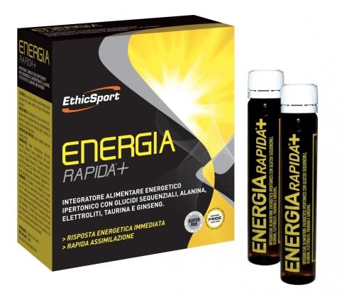 ETHICSPORT ENERGIA RAPIDA+ 10 FLACONCINI 25 ML - Farmacia Bartoli