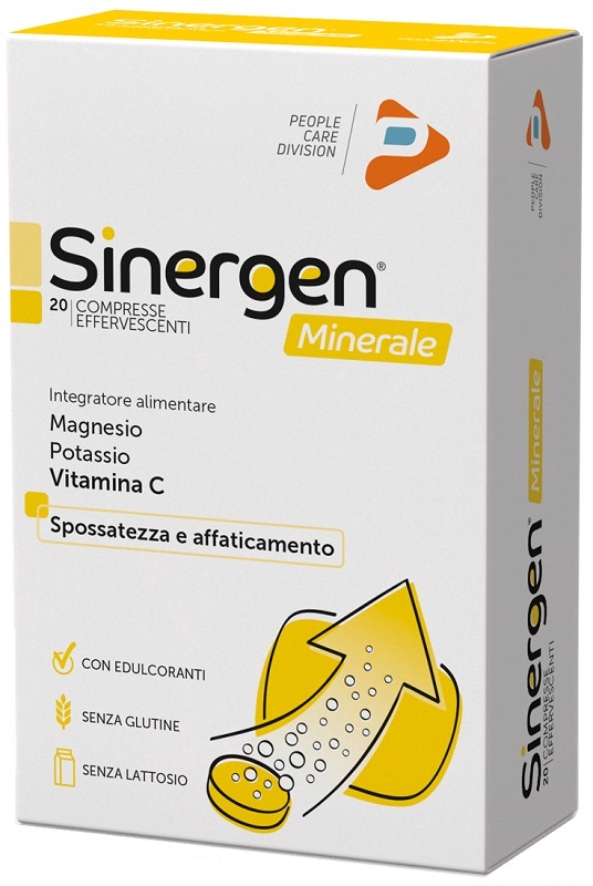 SINERGEN MINERALE LIMONE 20 COMPRESSE EFFERVESCENTI - Farmacia Bartoli