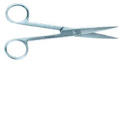 FORBICI RETTA PUNTE ACUTE 14CM - Farmacia Bartoli