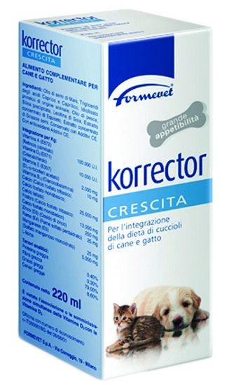 KORRECTOR CRESCITA FLACONE 220 ML - Farmacia Bartoli