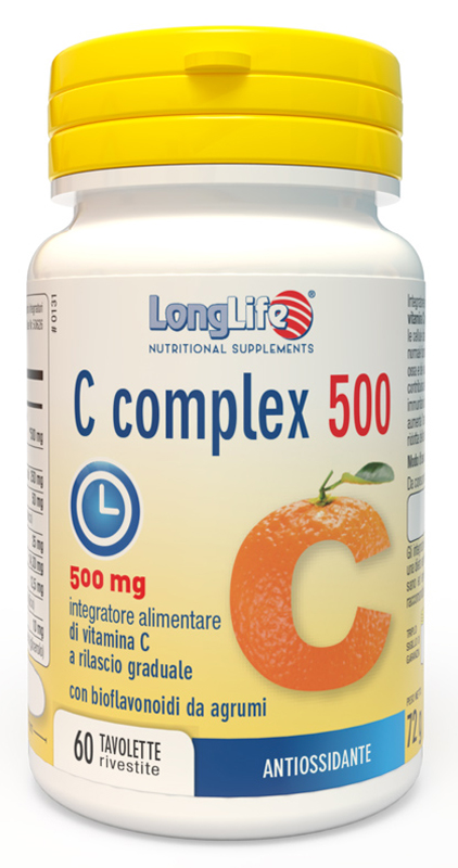 LONGLIFE C COMPLEX 500 TIME RELEASED 60 TAVOLETTE - Farmacia Bartoli