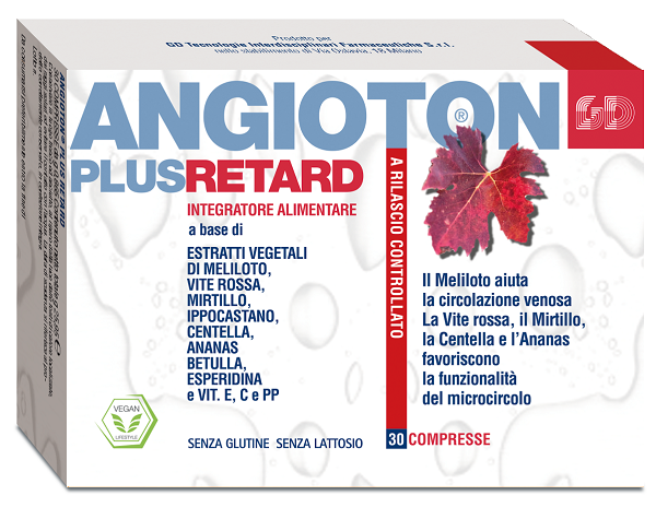ANGIOTON PLUS RETARD 30 COMPRESSE - Farmacia Bartoli