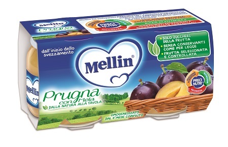 MELLIN OMOGENEIZZATO PRUGNA MELA 100 G 2 PEZZI - Farmacia Bartoli