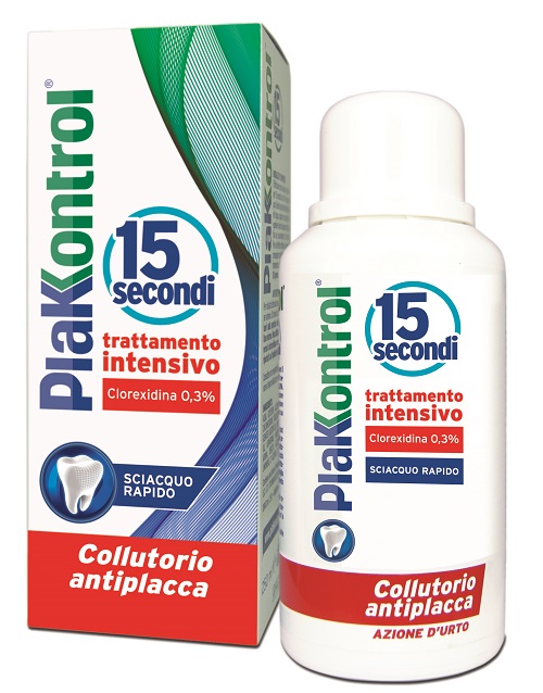 PLAKKONTROL 15 SECONDI COLLUTORIO 250 ML - Farmacia Bartoli