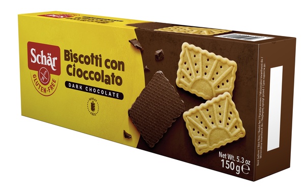SCHAR BISCOTTO CON CIOCCOLATO DARK CHOCOLATE 150 G - Farmacia Bartoli