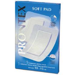 GARZA COMPRESSA PRONTEX SOFT PAD AUTOADESIVA 10X15CM 6 PEZZI - Farmacia Bartoli