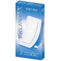 GARZA COMPRESSA PRONTEX SOFT PAD AUTOADESIVA 10X20CM 2 PEZZI - Farmacia Bartoli