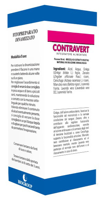 CONTRAVERT 50 ML SOLUZIONE IDROALCOLICA - Farmacia Bartoli