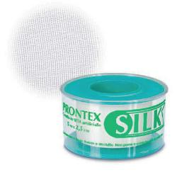 CEROTTO ROCCHETTO PRONTEX SILK SETA 2,5X500 CM - Farmacia Bartoli