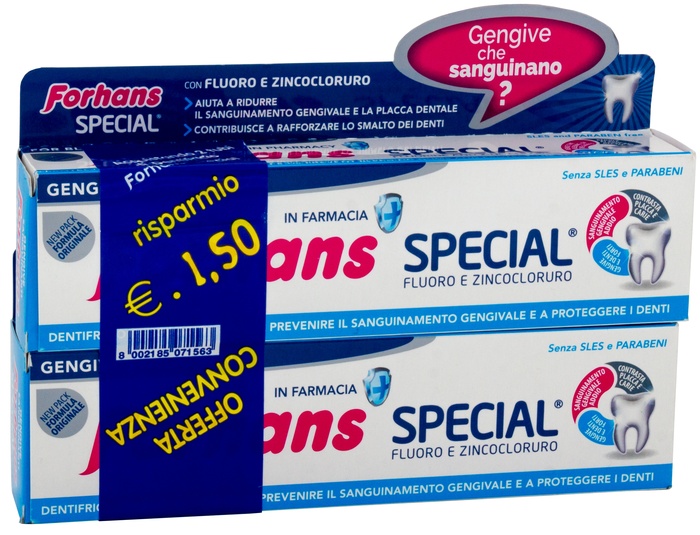 FORHANS SP DENTIF 2X75ML - Farmacia Bartoli