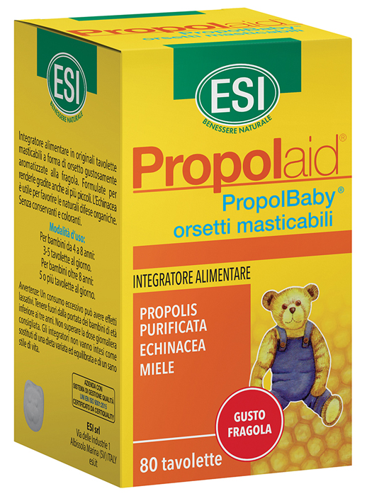 ESI PROPOLAID ORSETTI JUNIOR 80 TAVOLETTE - Farmacia Bartoli