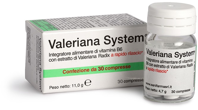 VALERIANA SYSTEM 30 COMPRESSE - Farmacia Bartoli