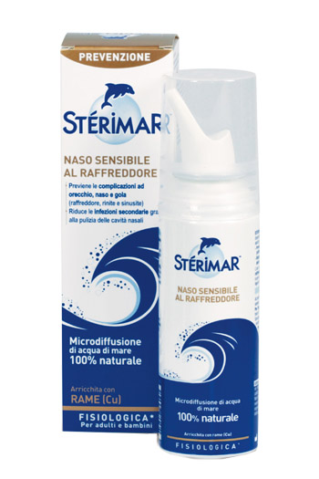 STERIMAR NASO SENSIBILE AL RAFFREDDORE ACQUA DI MARE SPRAY 100 ML - Farmacia Bartoli