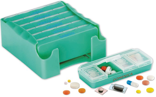 PILLOLIERA PILLOLBOX CONTENITORE 7GIORNI MADE IN ITALY - Farmacia Bartoli