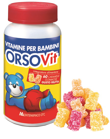 ORSOVIT CARAMELLE GOMMOSE VITAMINA BB SENZA GLUTINE 60 PEZZI - Farmacia Bartoli