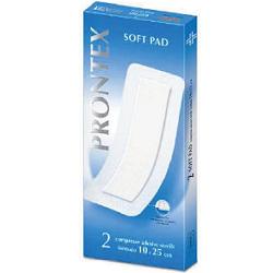 GARZA COMPRESSA PRONTEX SOFT PAD 10X25 CM 2 PEZZI - Farmacia Bartoli