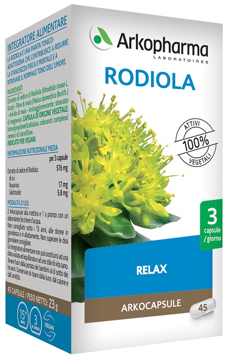 ARKO CAPSULE RODIOLA 45 CAPSULE - Farmacia Bartoli