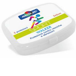 PROTEZIONE TALLONE VESCICHE E ABRASIONI MASTER-AID SPORT WALKER 5X5 5 PEZZI - Farmacia Bartoli