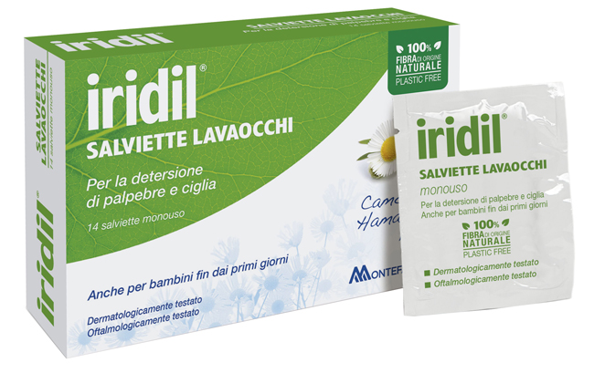 IRIDIL LAVAOCCHI 14 SALVIETTE MONOUSO - Farmacia Bartoli