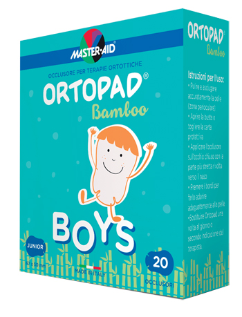 CEROTTO OCULARE PER ORTOTTICA ORTOPAD BOYS 5X6,7 CM 20 PEZZI - Farmacia Bartoli