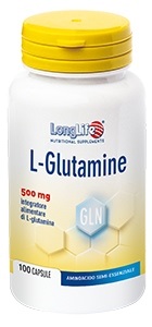LONGLIFE L-GLUTAMINE 100 CAPSULE DI GELATINA DA 620 MG - Farmacia Bartoli