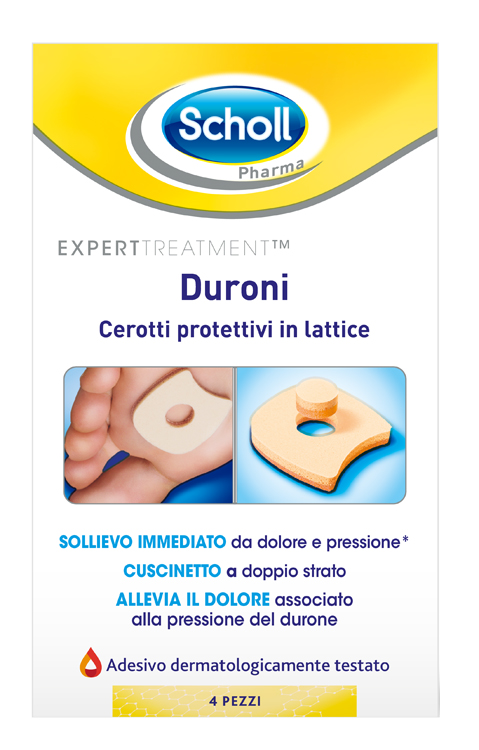 CEROTTO PROTETTIVO PER DURONI SCHOLL IN LATTICE 4 PEZZI - Farmacia Bartoli