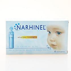 SOLUZIONE FISIOLOGICA PER ASPIRATORE NASALE NARHINEL 20 FIALE DA 5ML - Farmacia Bartoli