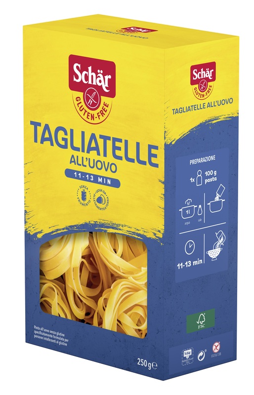 SCHAR TAGLIATELLE ALL'UOVO 250 G - Farmacia Bartoli
