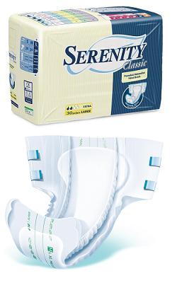 PANNOLONE PER INCONTINENZA SERENITY CLASSIC EXTRA TAGLIA MEDIUM 30 PEZZI - Farmacia Bartoli