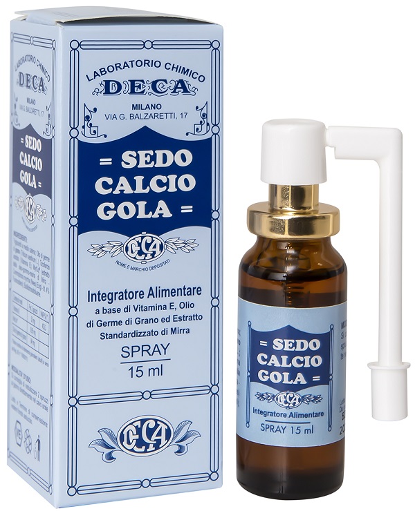 SEDO CALCIO GOLA SPRAY 15 ML - Farmacia Bartoli