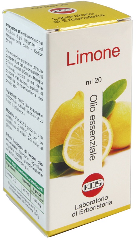 LIMONE OLIO ESSENZIALE 20 ML - Farmacia Bartoli