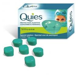 TAPPO AURICOLARE IN SILICONE QUIES 3PAIA - Farmacia Bartoli