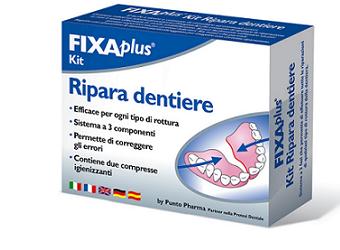 RIPARA DENTIERE KIT FIXAPLUS - Farmacia Bartoli