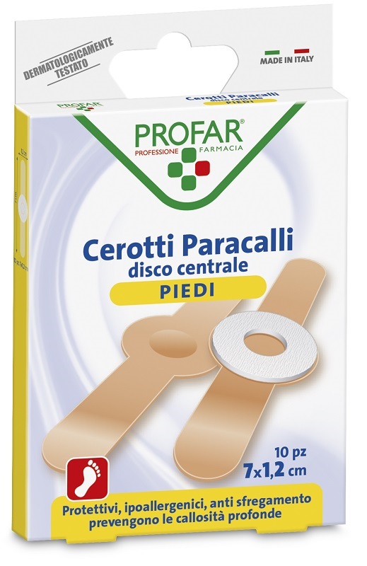 CEROTTO PARACALLI PROFAR 7X1,2 CM 10 PEZZI - Farmacia Bartoli