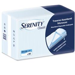TRAVERSA SALVAMATERASSO PER INCONTINENZA SERENITY CLASSIC MISURA 80X180CM 15 PEZZI - Farmacia Bartoli