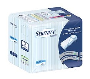 TRAVERSA SALVAMATERASSO PER INCONTINENZA SERENITY CLASSIC MISURA 60X90CM 15 PEZZI - Farmacia Bartoli